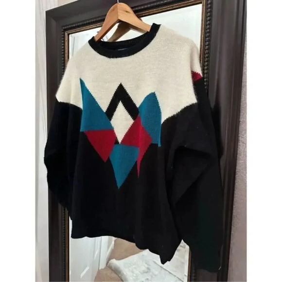 PERSONAL 11 Lambswool‎ Rabbit Hair Crew Neck Sweater Size 3x/Vintage 90’s - Picture 1 of 4